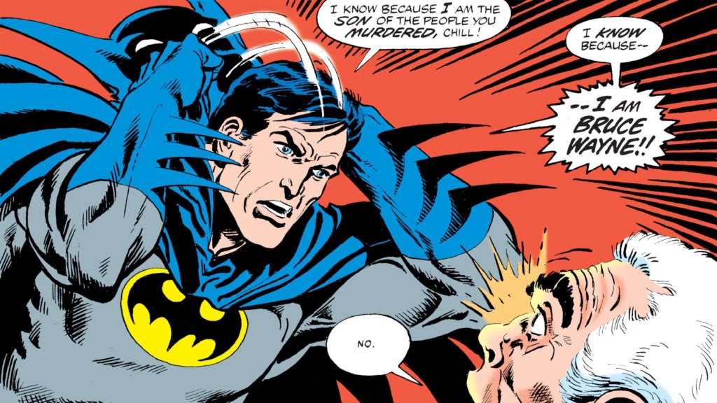 Bruce Wayne confronts his parents' killer