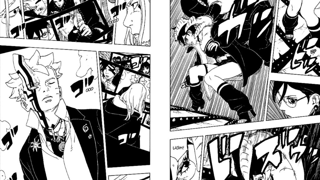 Boruto Two Blue Vortex Chapter 36 - Boruto and Sarada