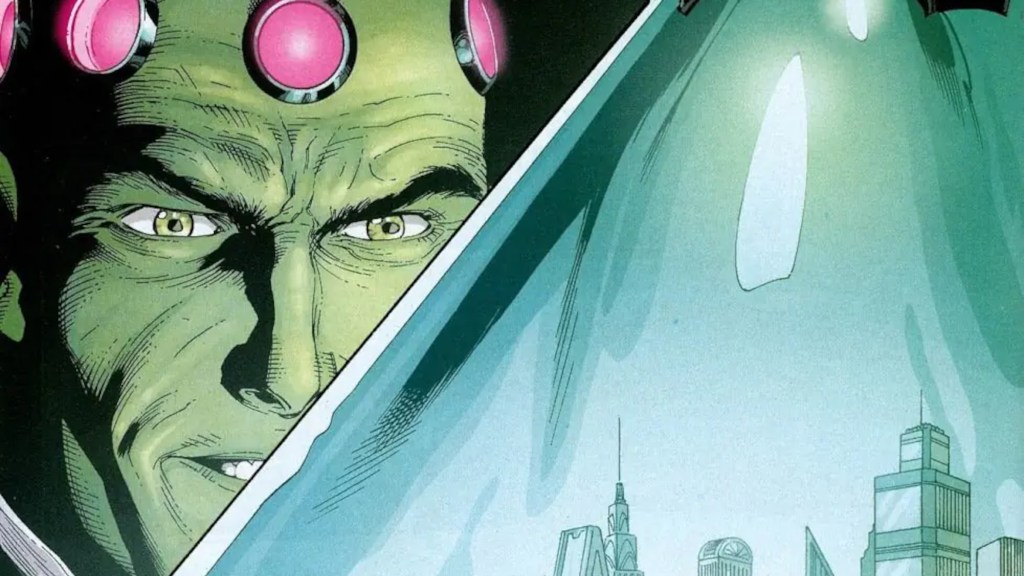 Brainiac with city in bottle