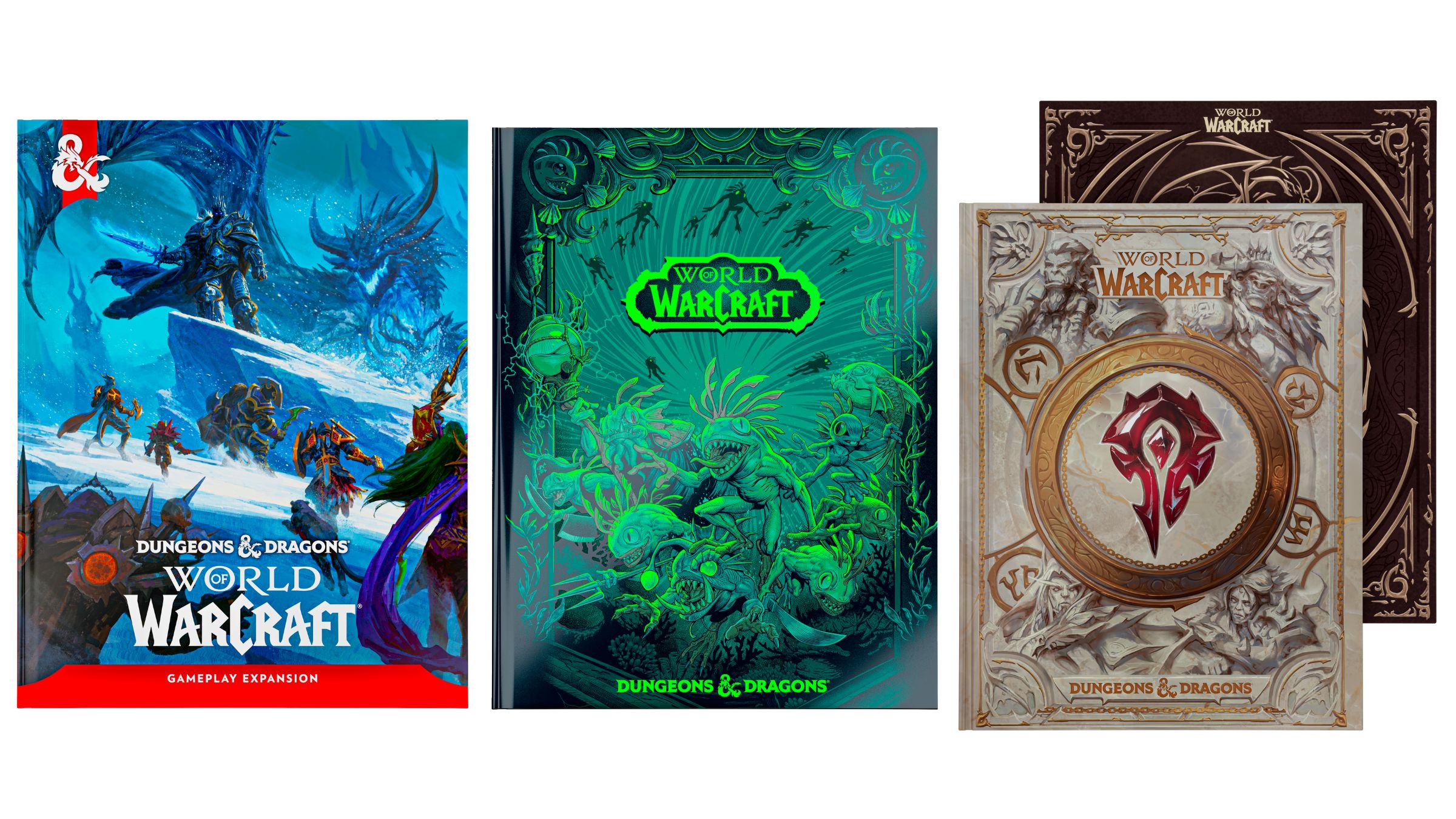 Dnd x WoW Sourcebook Covers
