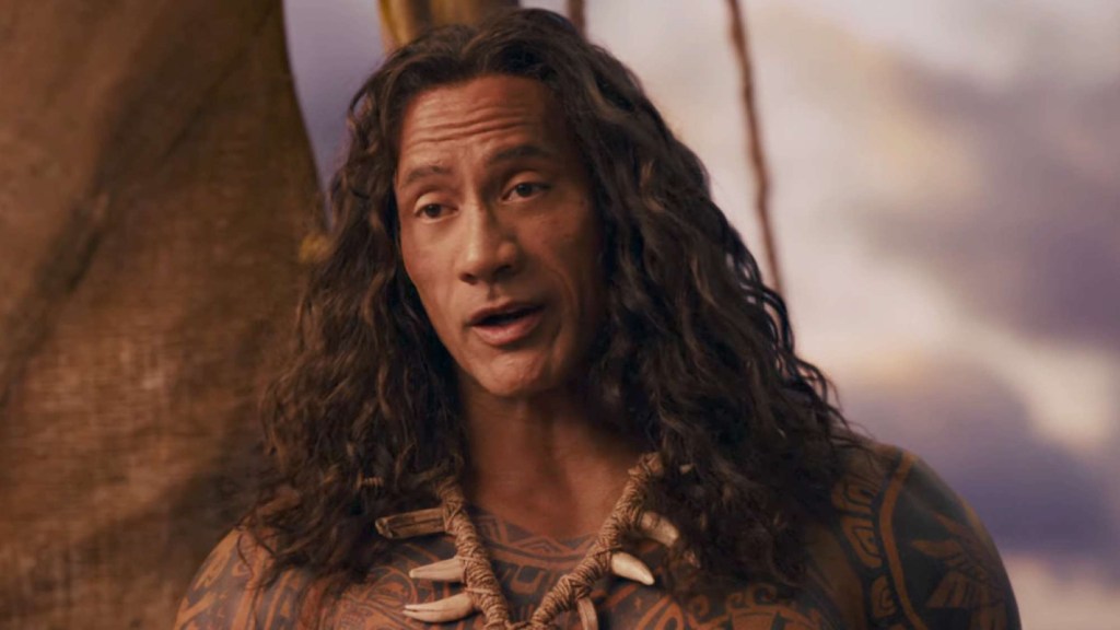 Dwayne Johnson as Maui in Moana 2026