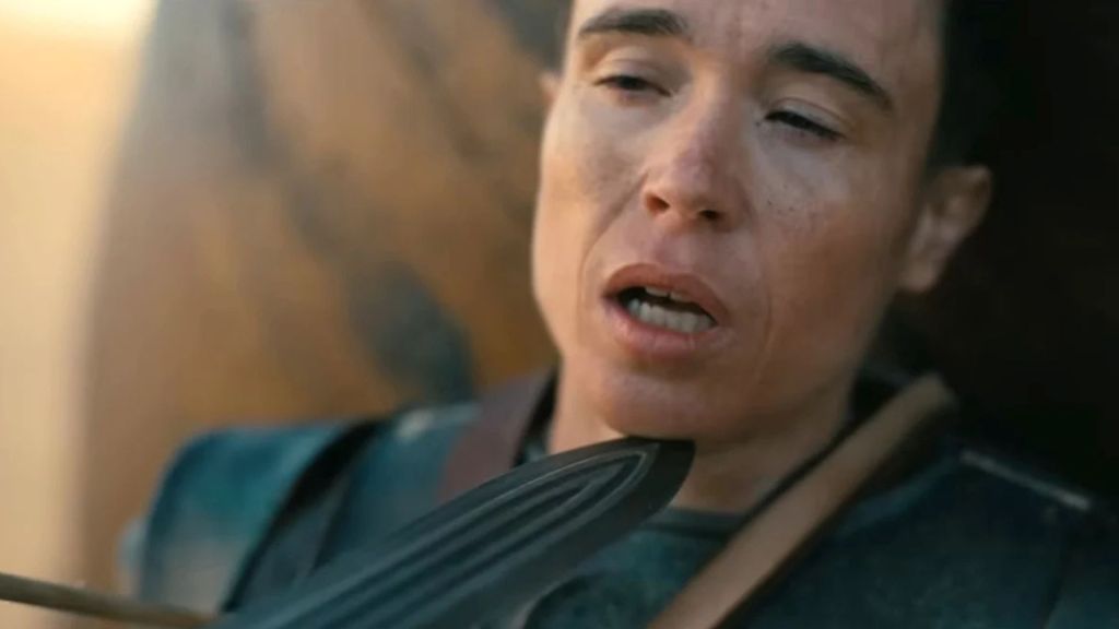 Elliot Page as Sinon in The Odyssey