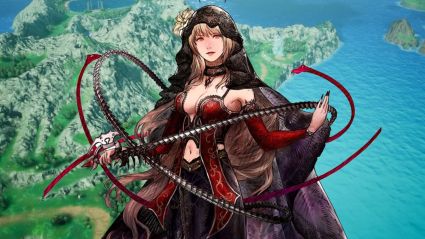 FF Resonance Mysterious Character in front of World Map