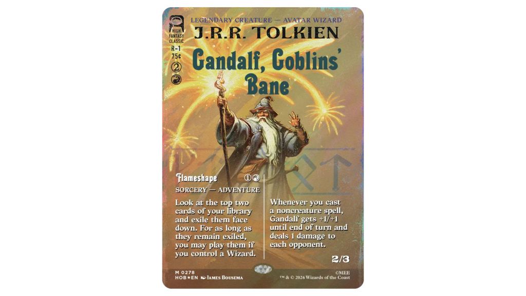 Gandalf Goblin's Bane MTG x The Hobbit