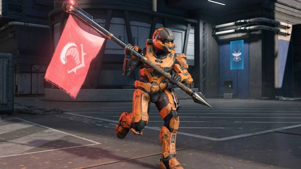 Halo Infinite Capture the Flag carrying flag