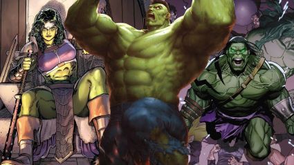 Hulk, She-Hulk, and Skaar