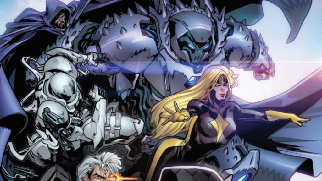 Iron Man in Knull Buster armor