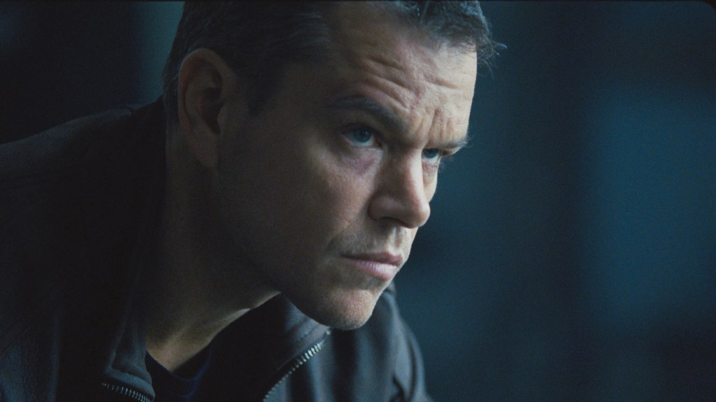 Jason Bourne looking serious