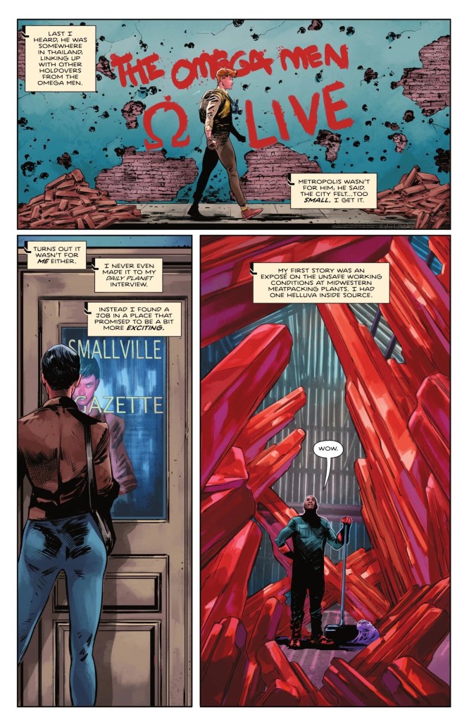 Lois joins Smallvillle Gazette and Steel in Fortress of Solitude
