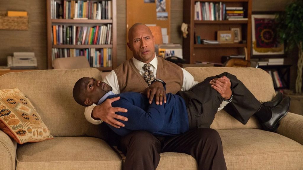 Kevin Hart and Dwayne The Rock Johnson in Central Intelligence