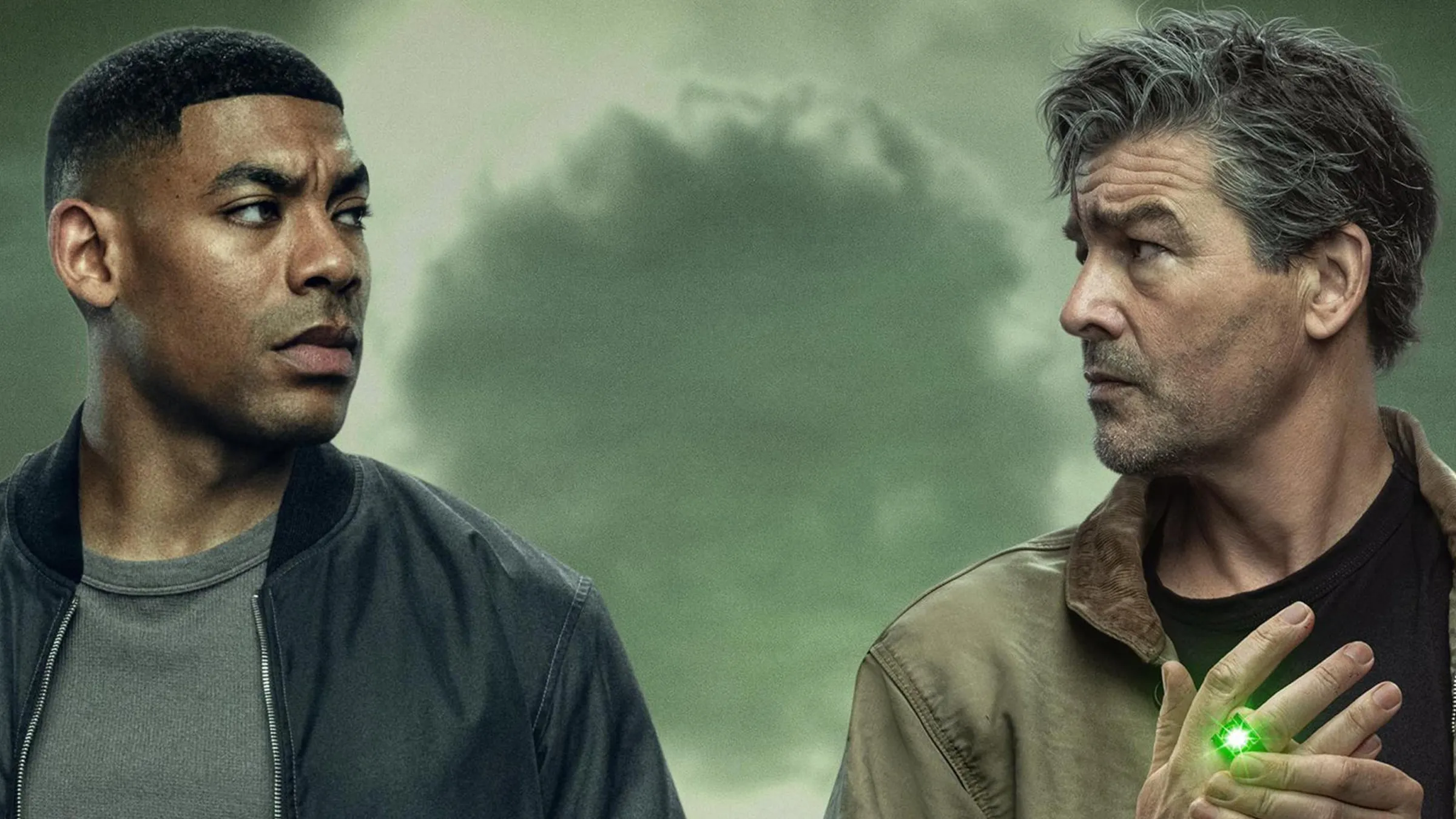 John Stewart and Hal Jordan in Lanterns