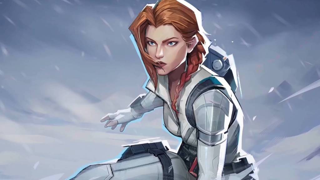 Marvel Rivals Black Widow MCU skin MVP animation