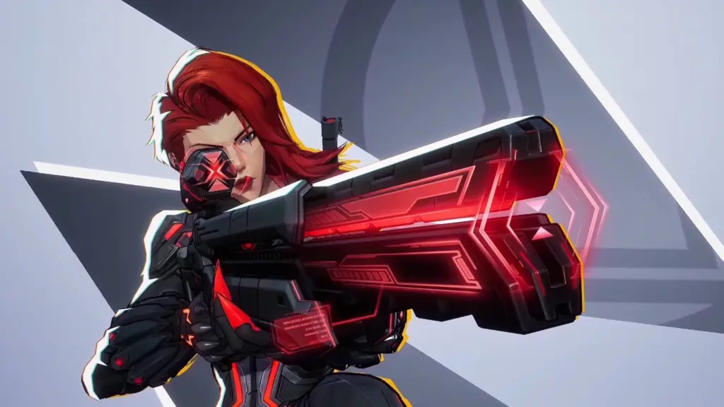 Marvel Rivals Black Widow MVP animation
