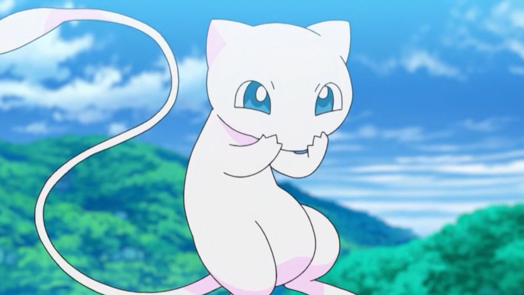 Mew Giggling Closeup Pokemon