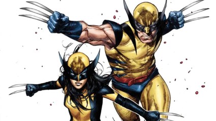 The Wolverines jumping into battle
