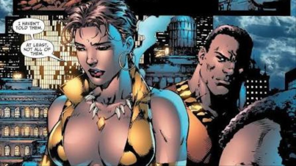 Vixen talking to Bronze Tiger about her powers
