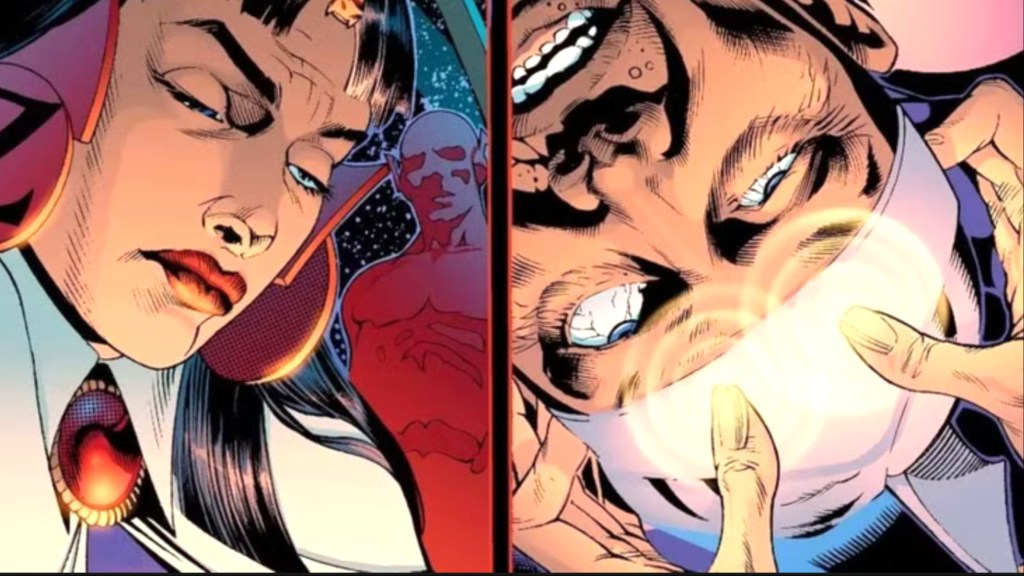 Zatanna mindwiping Doctor Light