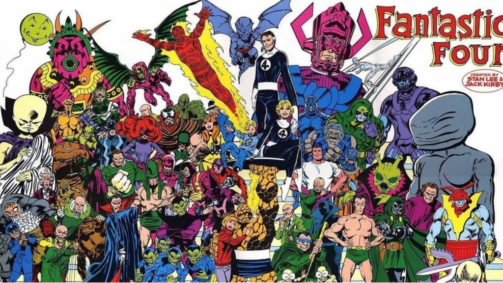 The assembled villains of the Fantastic Four