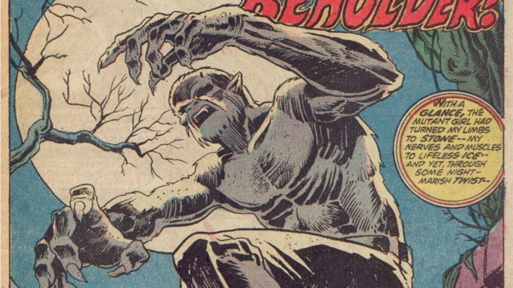 Werewolf by Night turned to stone