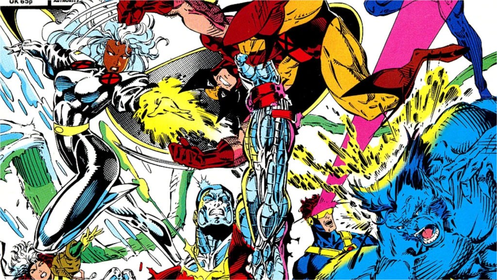 The X-Men fighting against the X-Men