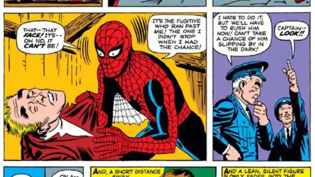 Spider-Man discovering Uncle Ben's killer
