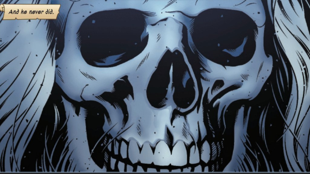 The skull of Magni from Mortal Thor #13