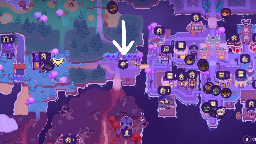 Moonlight Peaks Map w Sparkles