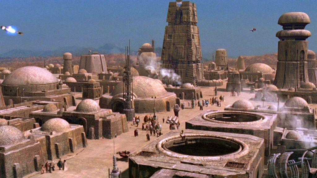 Mos Eisley in Star Wars a New Hope