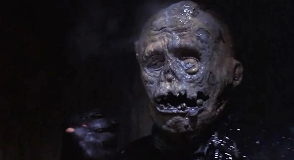 Jason Voorhees unmasked in Friday the 13th Part VIII.