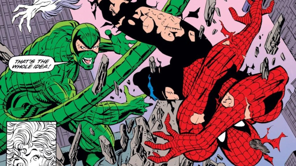 Black Cat tries to save Spider-Man