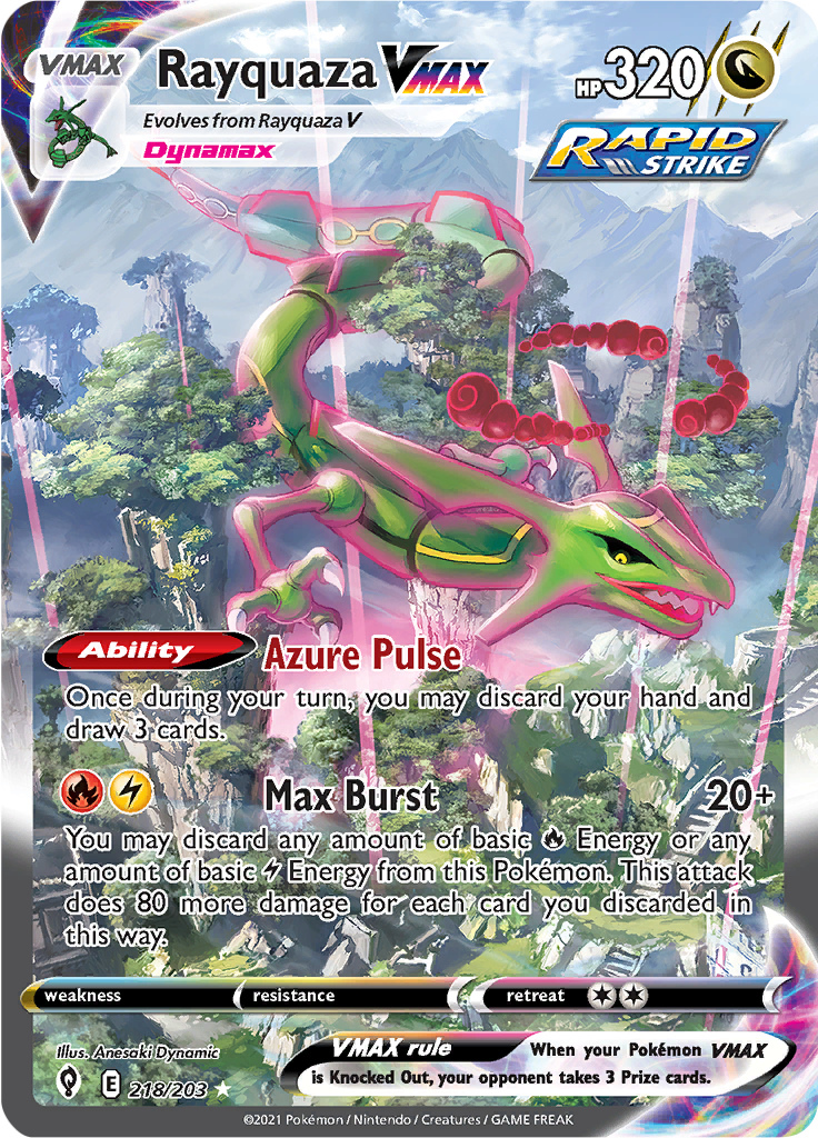 rare vmax cards Rayquaza (Secret) Immerse yourself in the world of trading cards with these high These 5 Secret Rare Pokémon