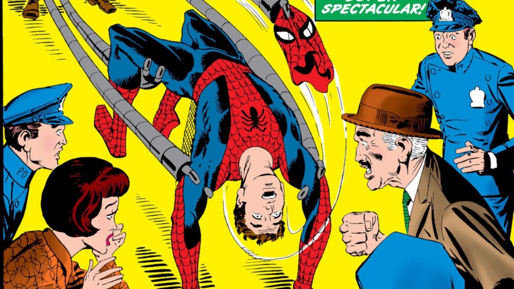 J Jonah Jameson and Betty Brant see Peter is Spider-Man