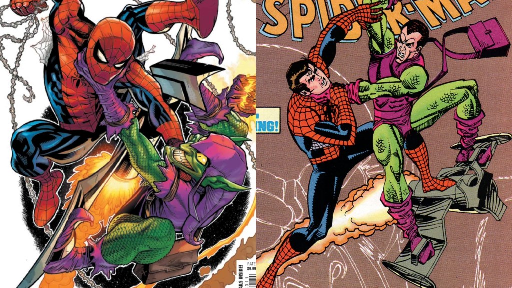 Harry Osborn and Norman Osborn