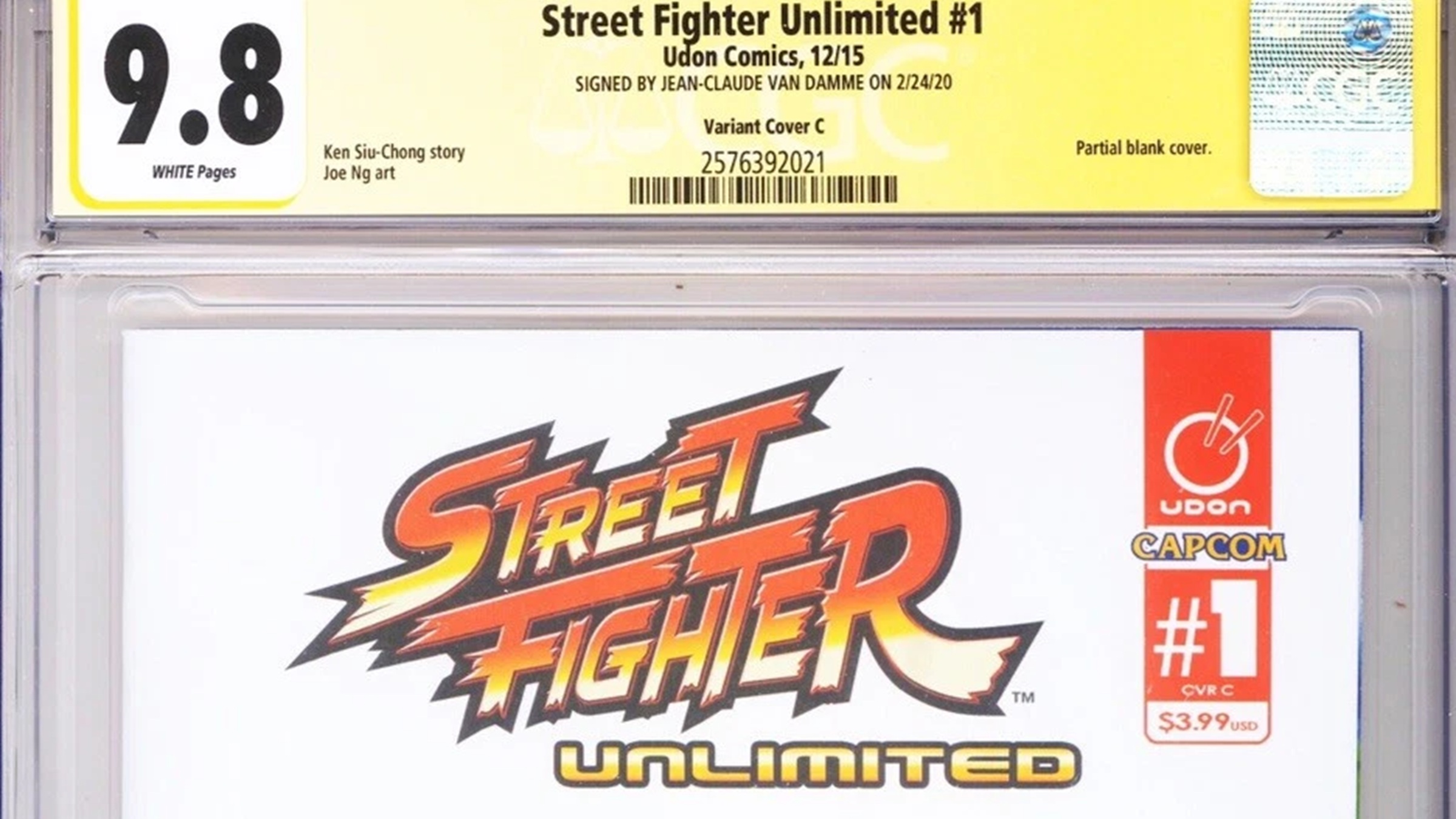 A Graded Street Fighter Comic With An Iconic Signature Could Be A