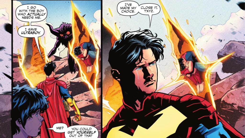 Jon Kent chooses Earth-3 Ultraboy