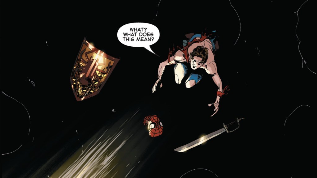 Mask, sword and shield in Amazing Fantasy 2021