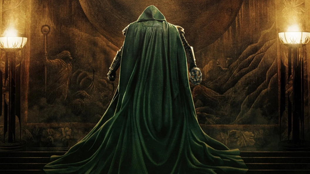Doctor Doom on the poster for Avengers: Doomsday