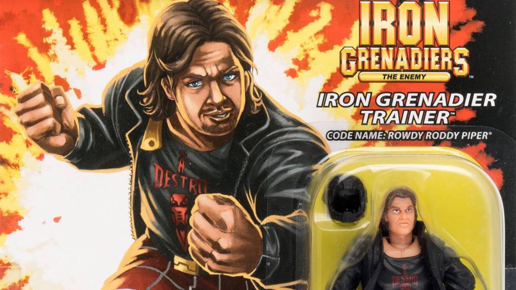 Iron Grenadier Rowdy Roddy Piper G.I. Joe figure.