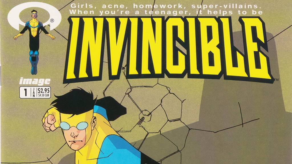 The cover of Invincible #1.