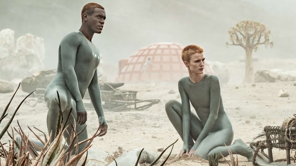 A still from Ridley Scott's Raised by Wolves