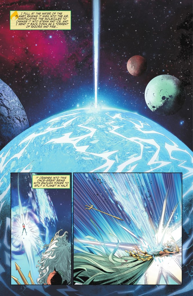 Aquaman on water planet