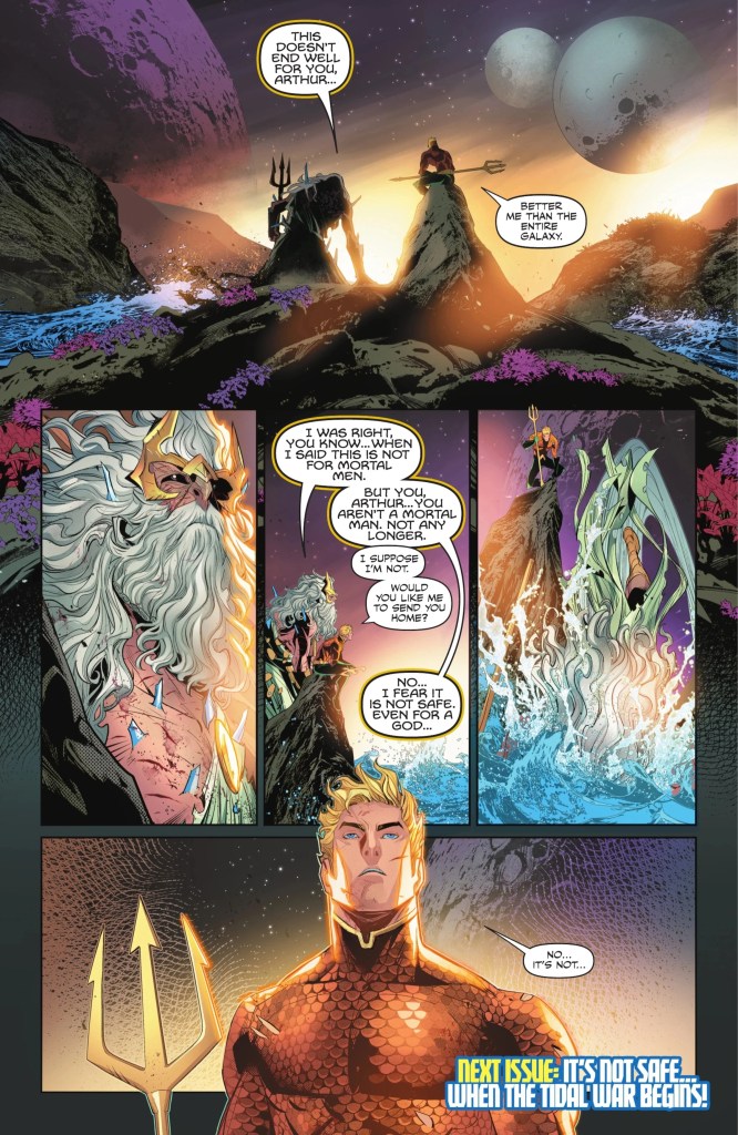 Aquaman on water planet