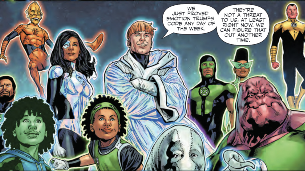 Assembled Lantern Corps colors