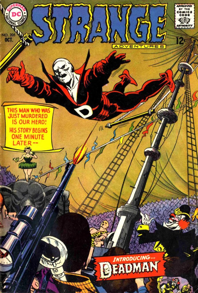 Deadman swings over circus audience