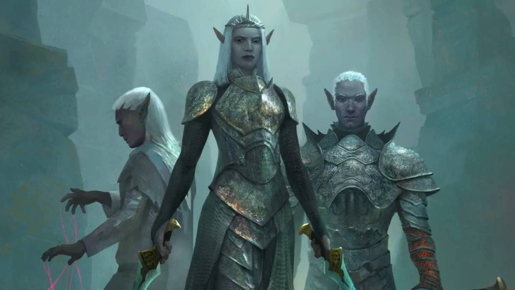 D&D Drow characters from the Underdark