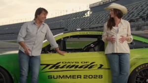 Watch Tom Cruise Reveal Days of Thunder 2’s New Star & Release Date: “You Have a Baby, Then We’ll Make A Movie”