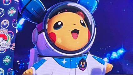 Delighted Spacesuit Pikachu Worlds Screen