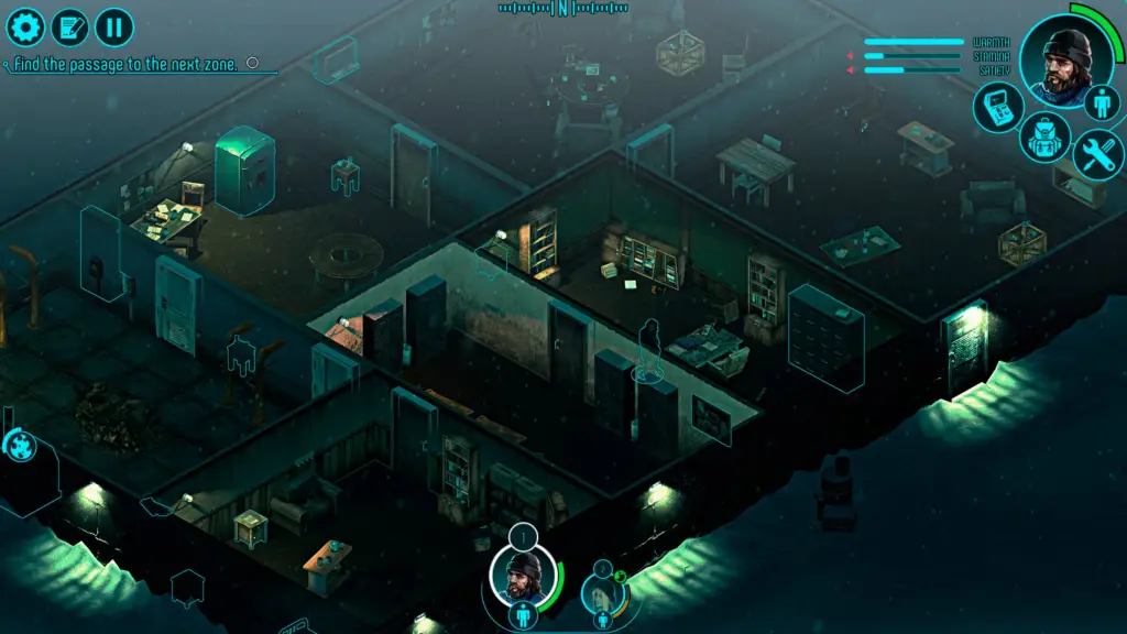 Distrust Polar Survival multiple rooms exploration