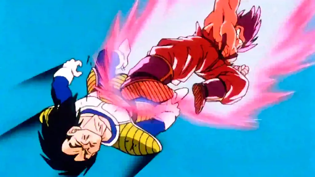 Cell, Frieza and Majin Buu in Dragon Ball Z.