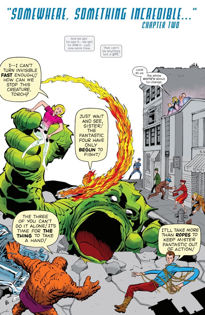 Green monster Fantastic Four 1 homage